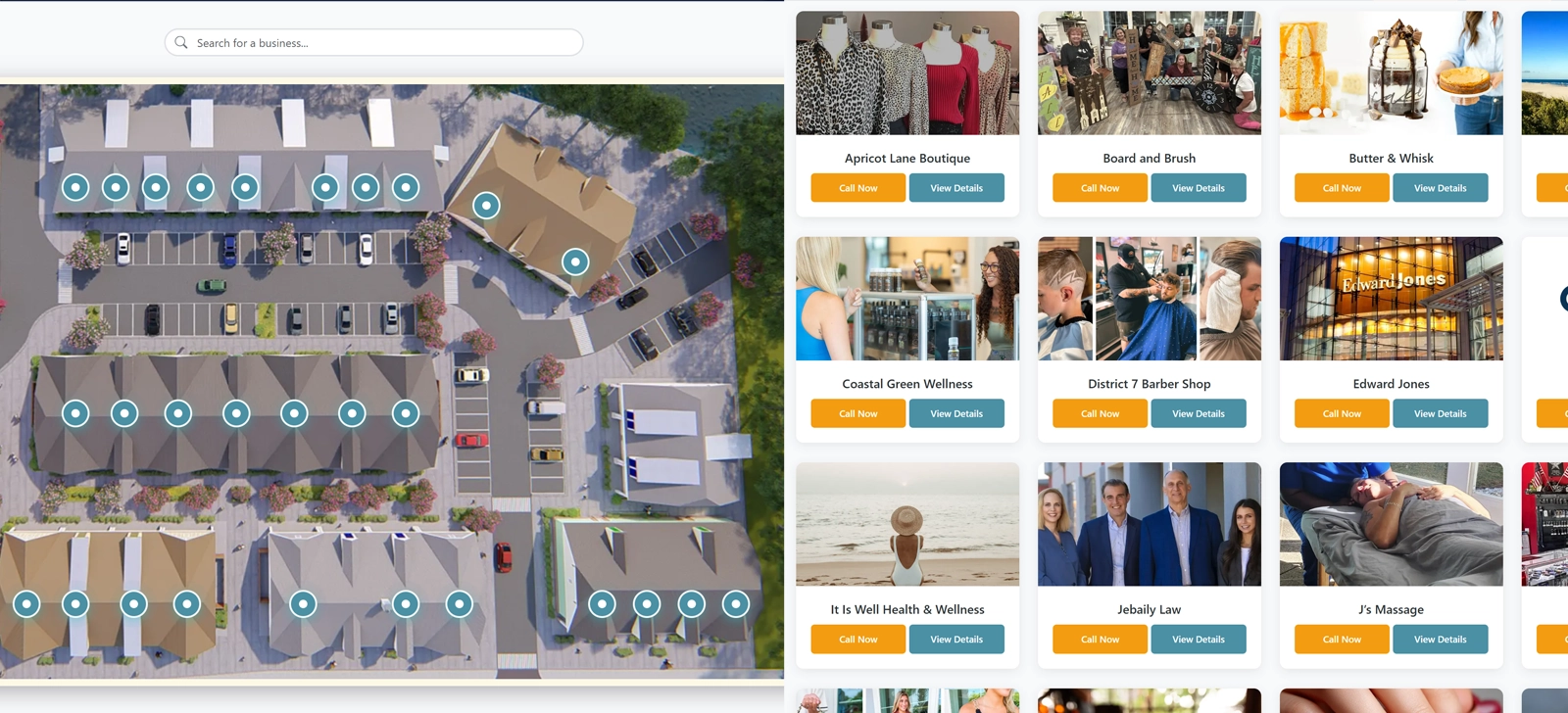 Interactive Map & Shop Directory